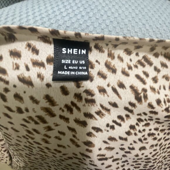Gorgeous Shein animal/cheetah print open kimono - Large - Picture 4 of 5